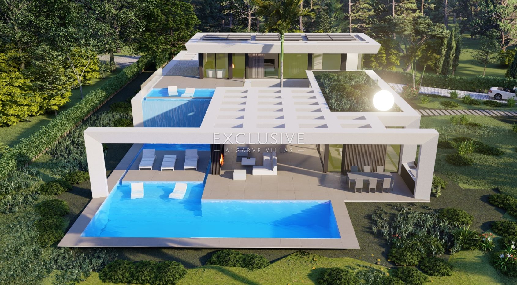 Super modern design 4 bedroom villa for sale in Vilamoura 
